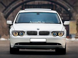 Аренда белой БМВ 750I в Алматы