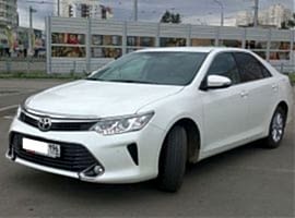 Заказ Тойота Камри 55 в Алматы с водителем