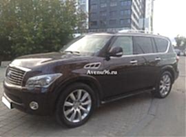 Заказ автомобиля Инфинити QX56 в Алматы