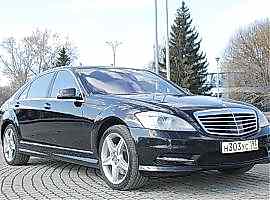 Аренда Мерседес S500W221L в Алматы