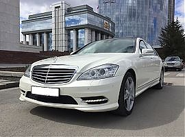 Прокат авто Мерседес 221 на свадьбу АЛМАТЫ