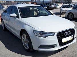 Прокат белого авто на свадьбу Ауди А6 в Алматы