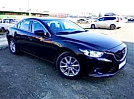 Заказ авто бизнес класса Мазда 6 чёрная в Алматы