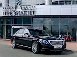 Прокат Мерседеса 222 с водителем в Алматы