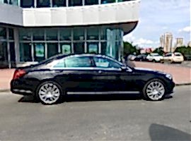 Прокат Мерседеса 222 с водителем в Алматы