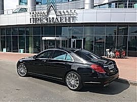 Прокат Мерседеса 222 с водителем в Алматы