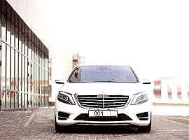 Аренда, заказ белого Мерседеса 222 с водителем Алматы