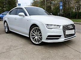 Аренда белой Ауди А7 Алматы